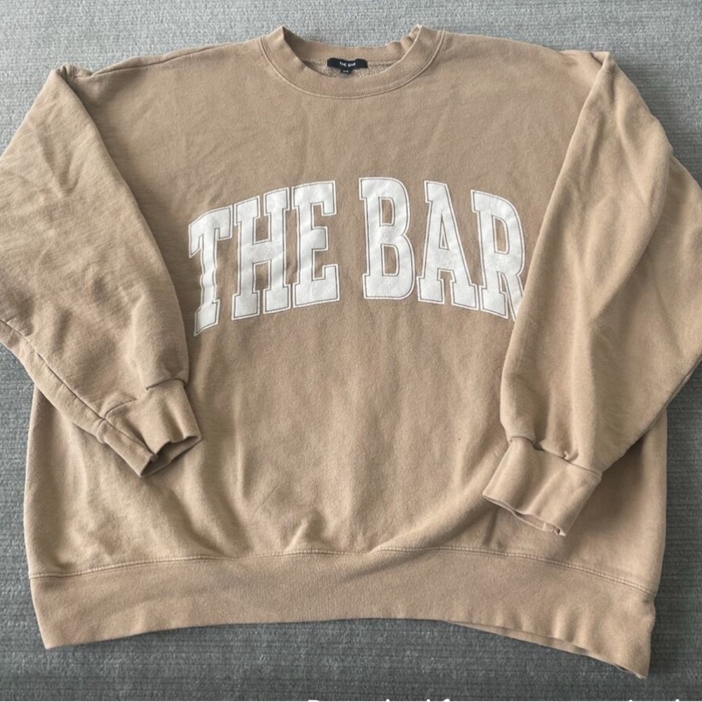 The Bar Tan Sweatshirt